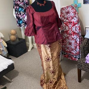 Creating a perfect skirt set is so much fun!